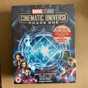 Marvel Studios Cinematic Universe Phase One Collection + Artcards + Posters New